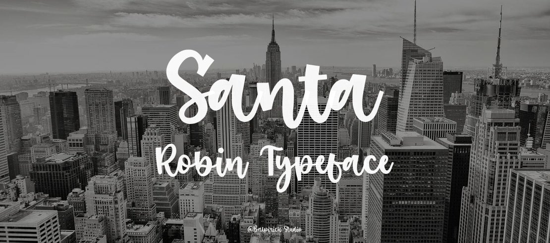 Santa Robin Font