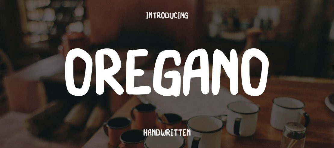 Oregano Font