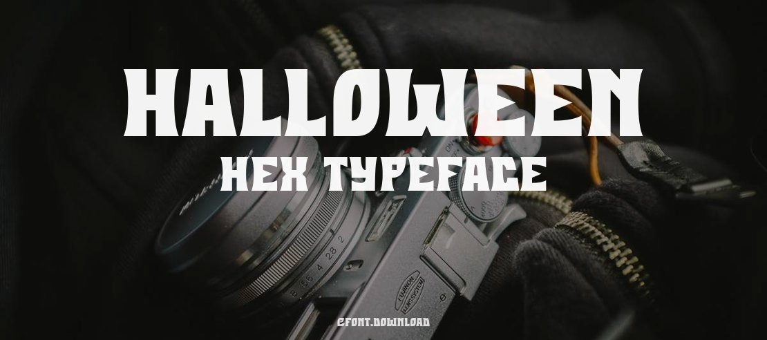 Halloween Hex Font Family
