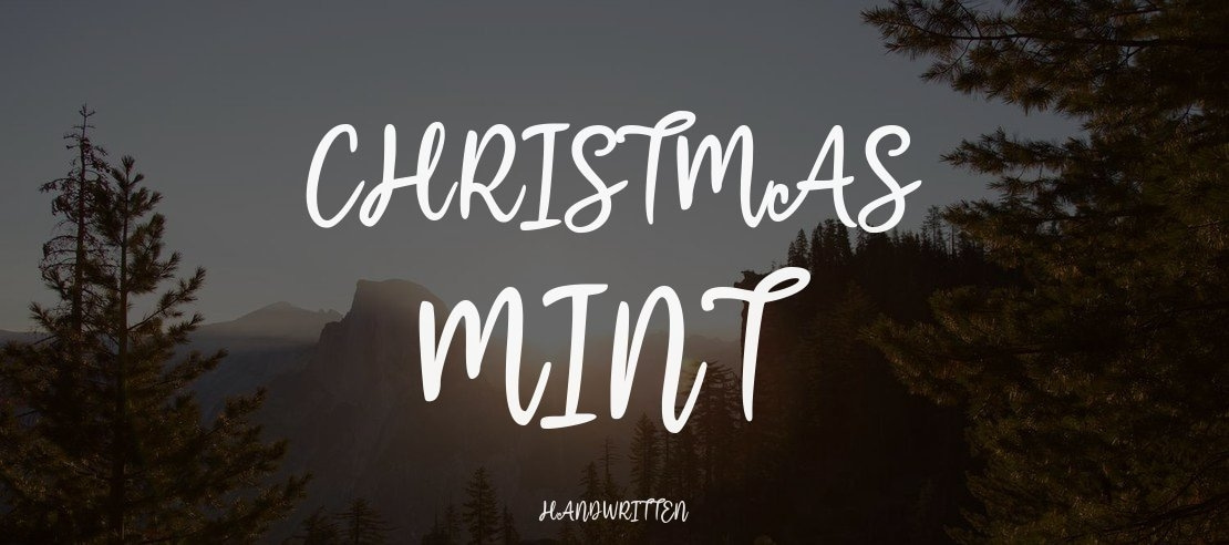 Christmas Mint Font