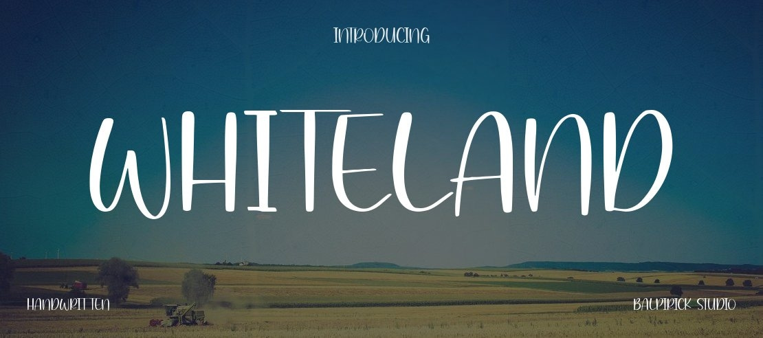 Whiteland Font