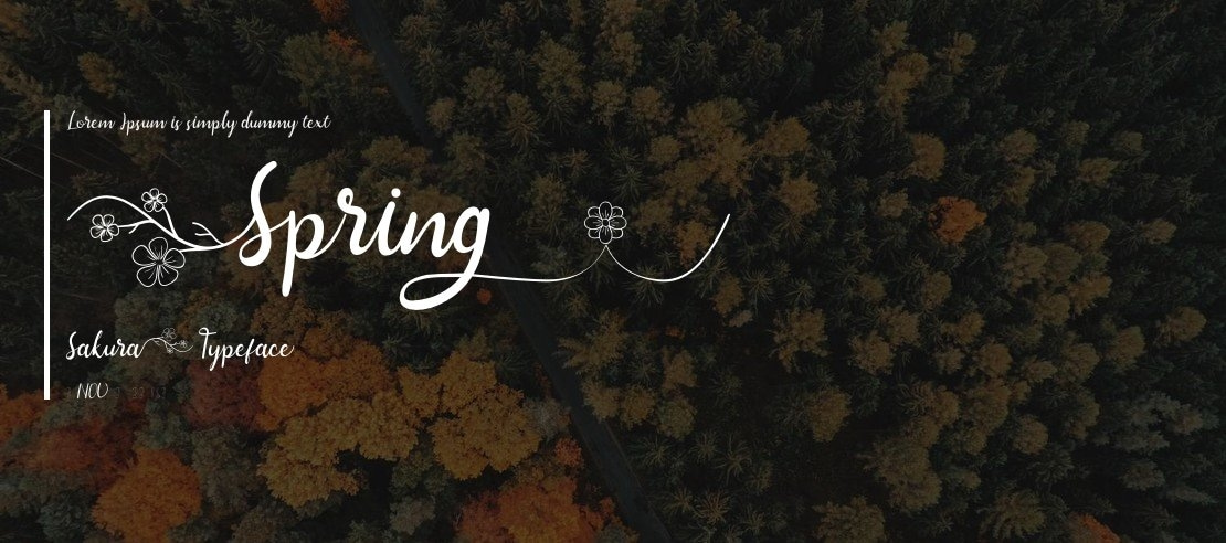 Spring Sakura Font