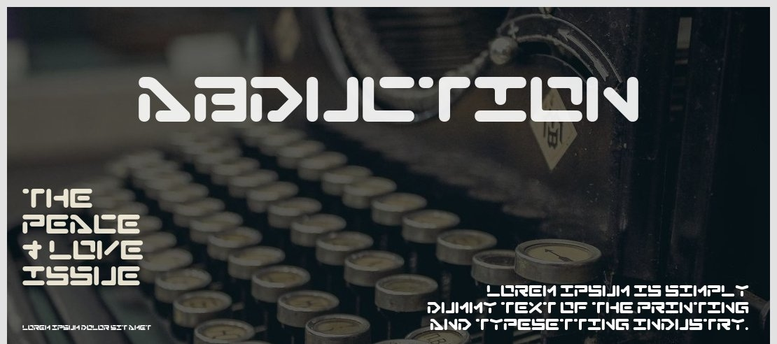 Abduction Font Family