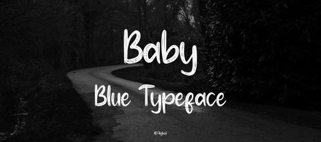 Baby Blue Font