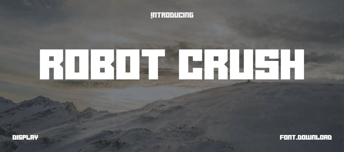 Robot Crush Font Family