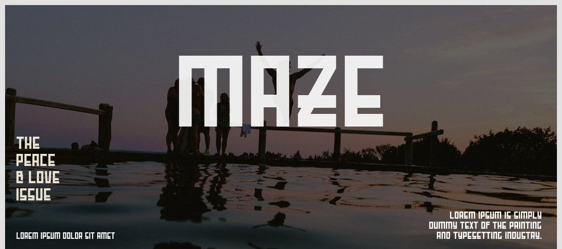 Maze Font