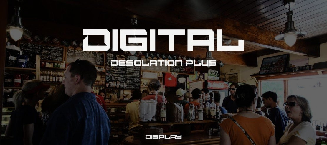 Digital Desolation Plus Font