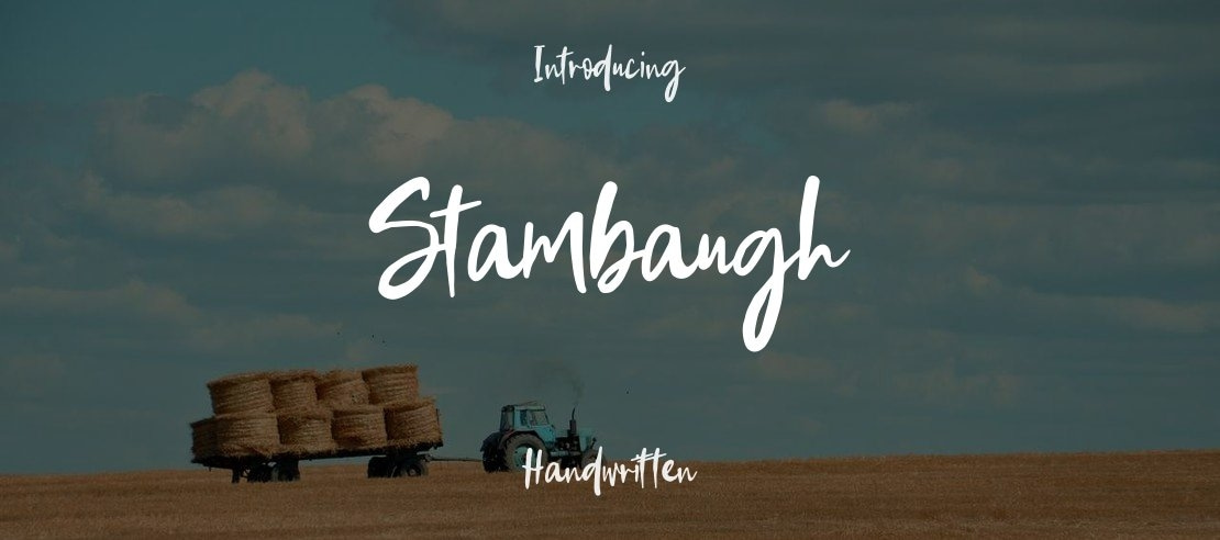 Stambaugh Font