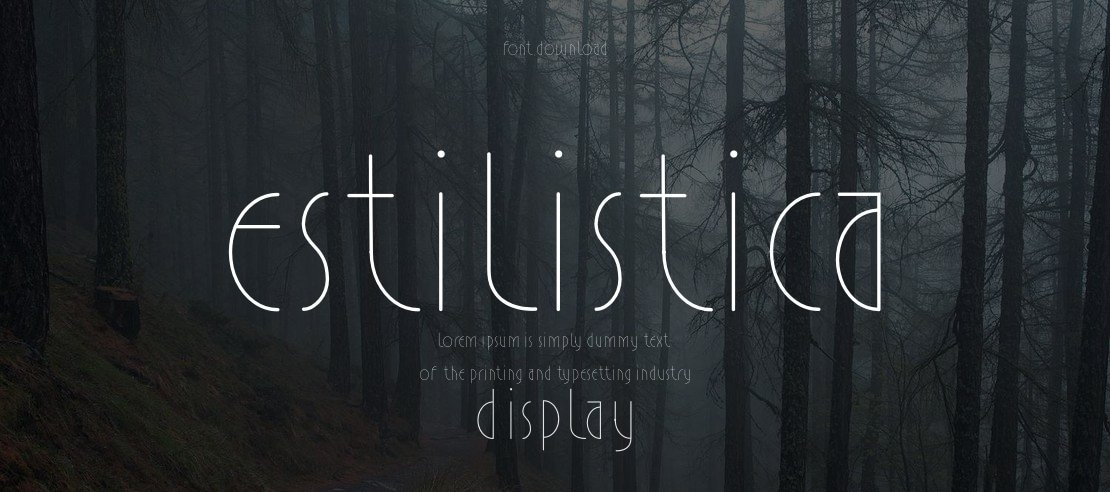 Estilistica Font Family