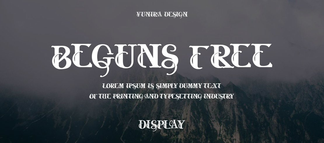 Beguns FREE Font