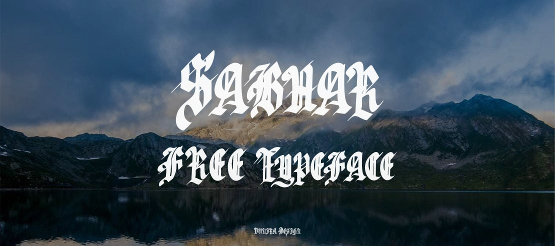 Sabhar FREE Font