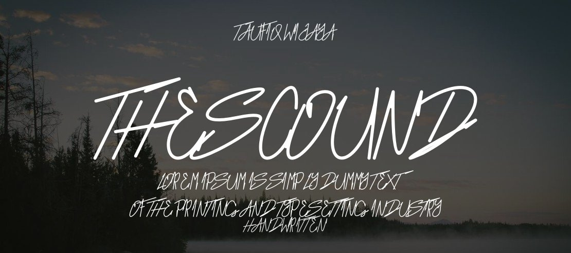 Thescound Font