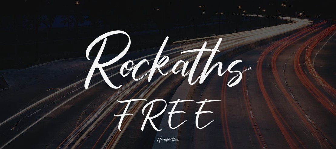 Rockaths FREE Font