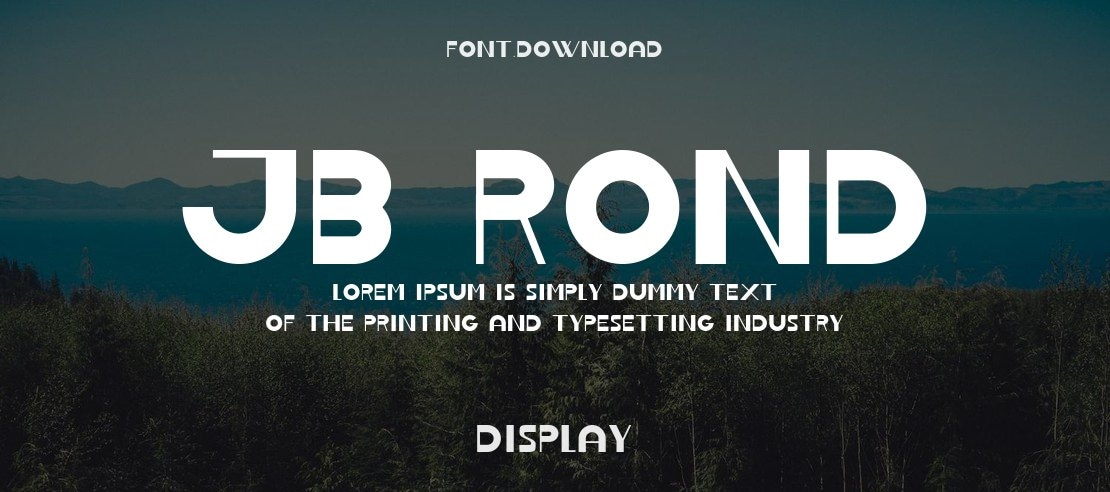 JB Rond Font