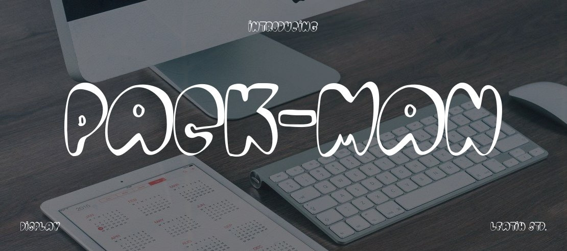 PACK-MAN Font