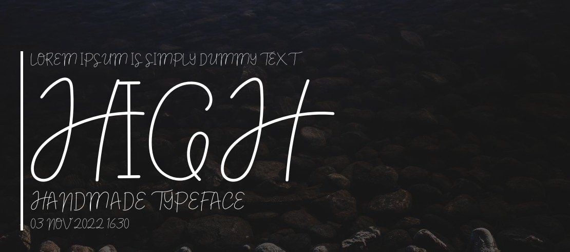 High Handmade Font