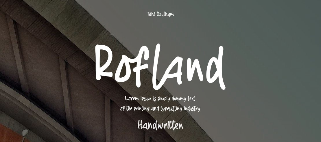 Rofland Font