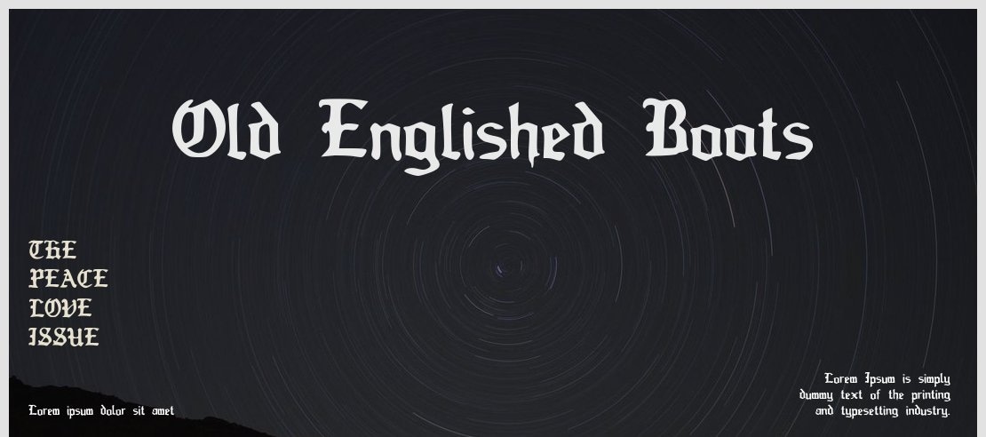 Old_Englished_Boots Font