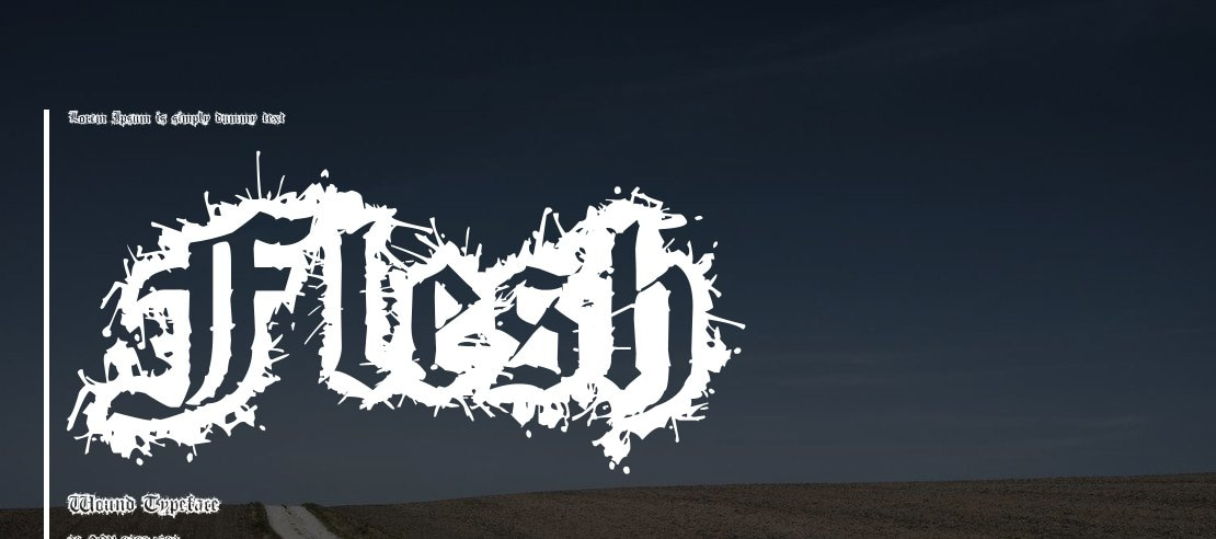 Flesh Wound Font