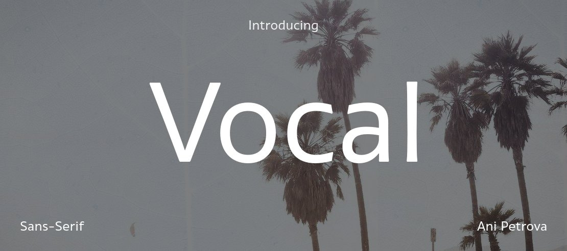 Vocal Font Family