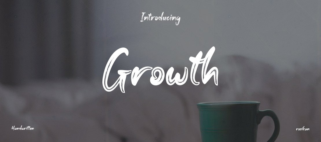 Growth Font