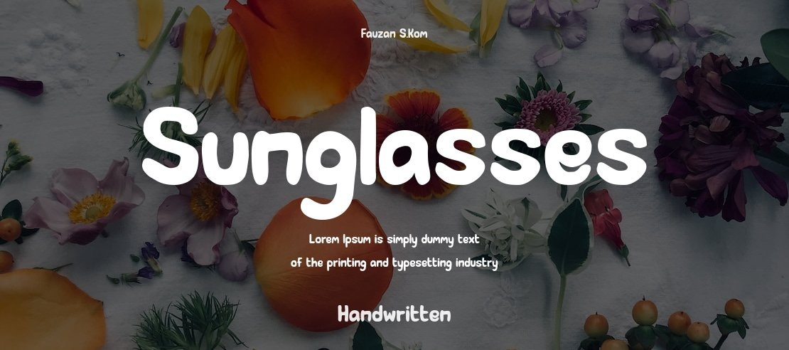 Sunglasses Font