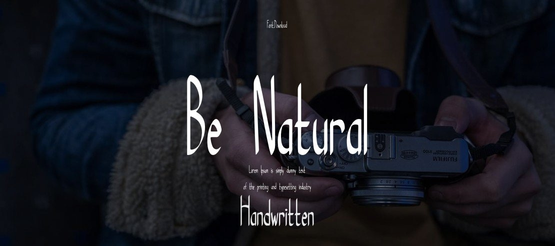 Be Natural Font