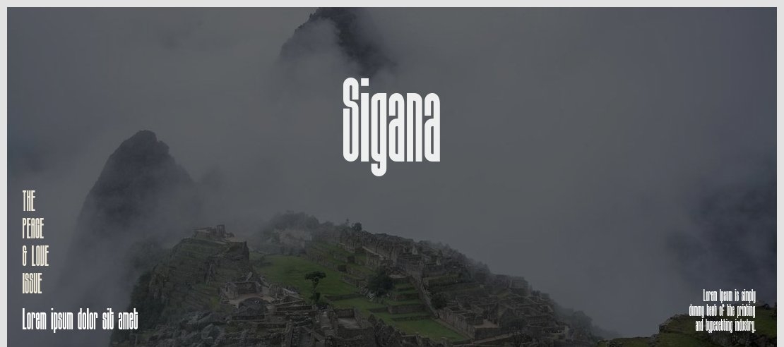 Sigana Font