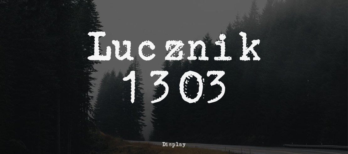 Lucznik 1303 Font Family