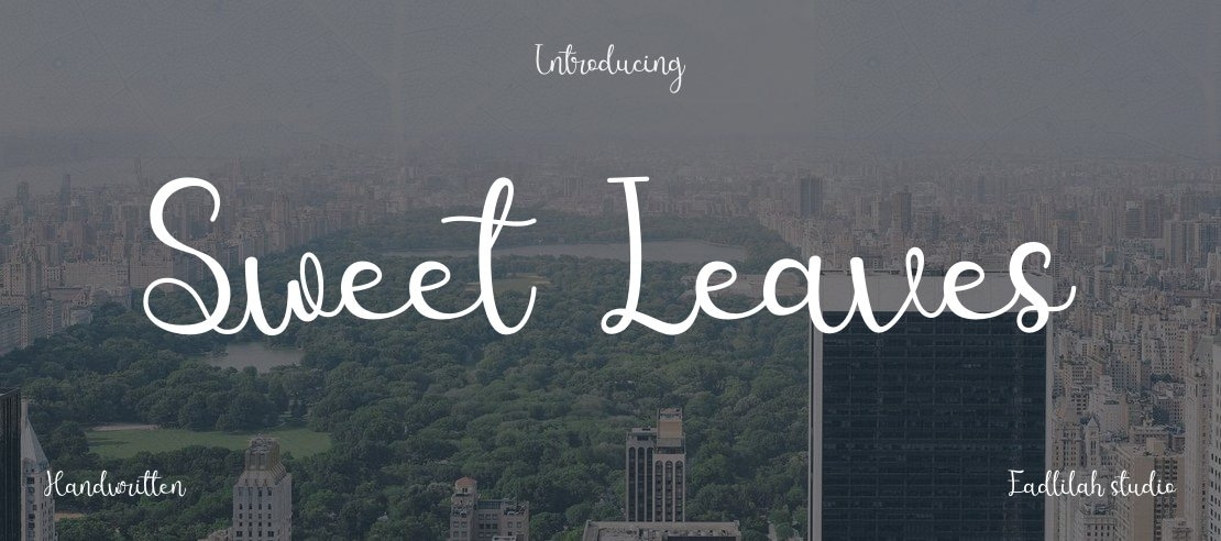 Sweet Leaves Font