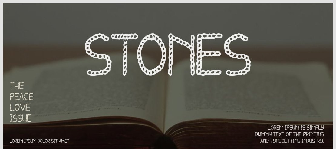 STONES Font