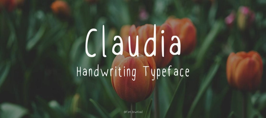 Claudia Handwriting Font