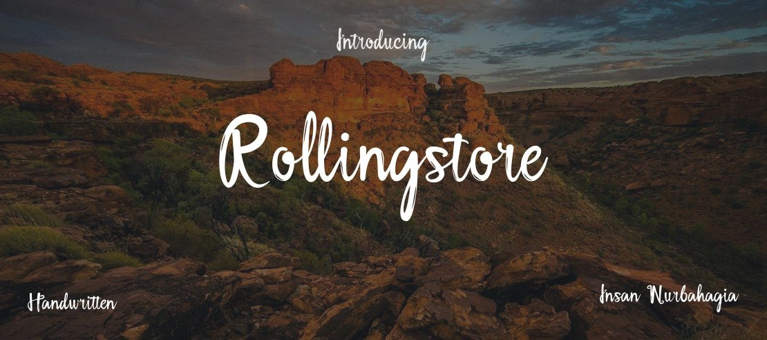 Rollingstore Font