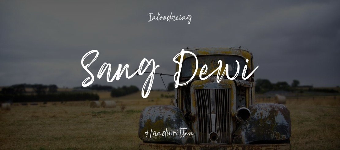 Sang Dewi Font