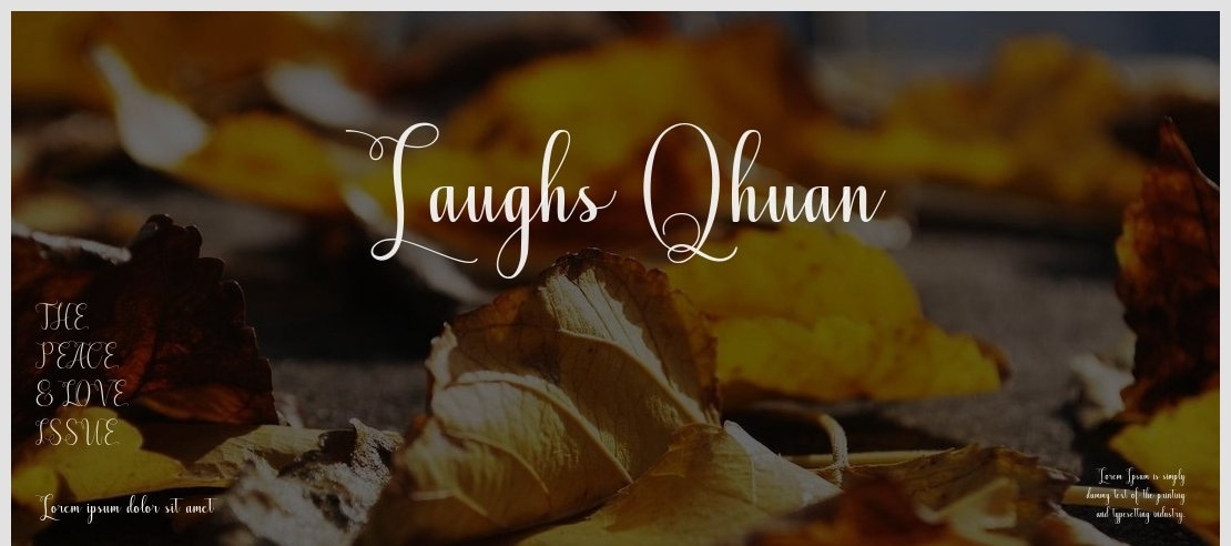 Laughs Qhuan Font