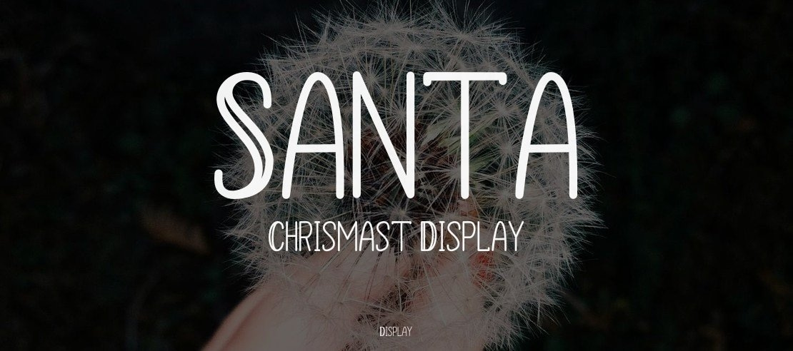 Santa Chrismast Display Font Family