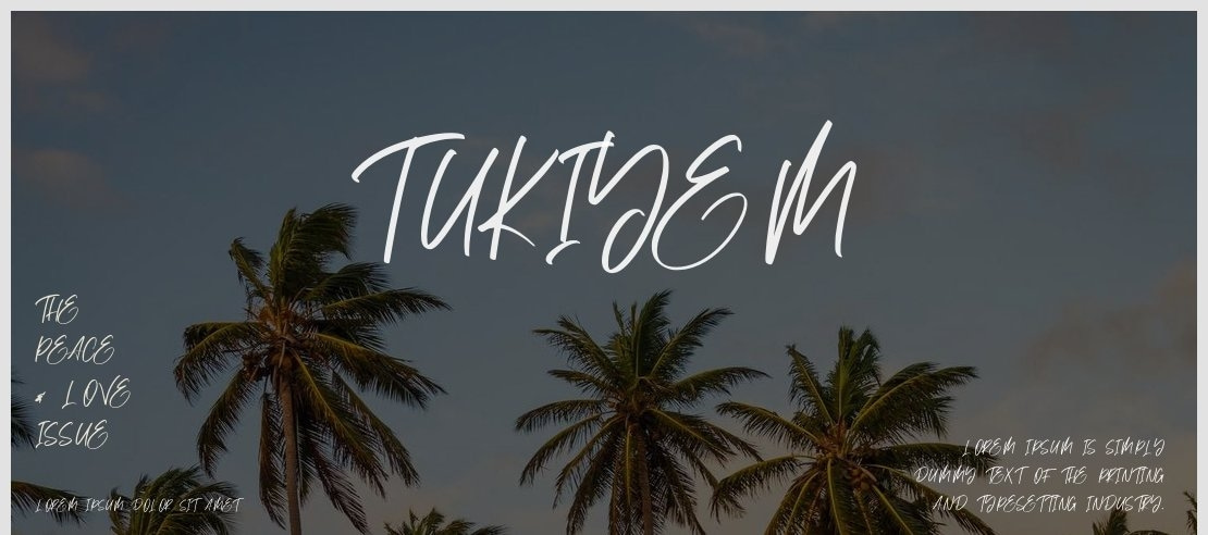 Tukiyem Font
