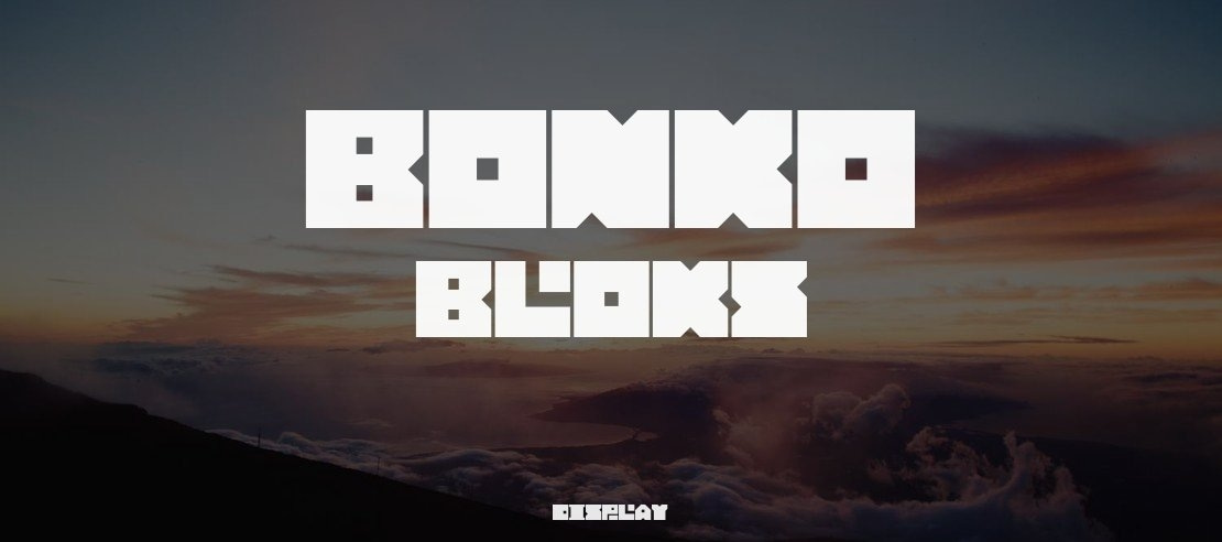 Bonko Bloks Font