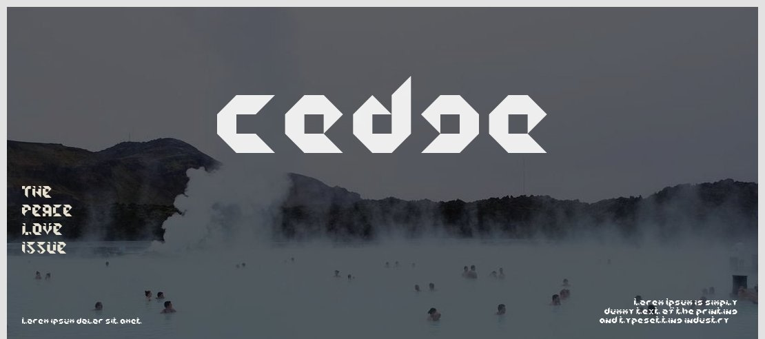 cedge1 Font