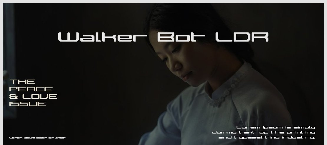 Walker Bot LDR Font