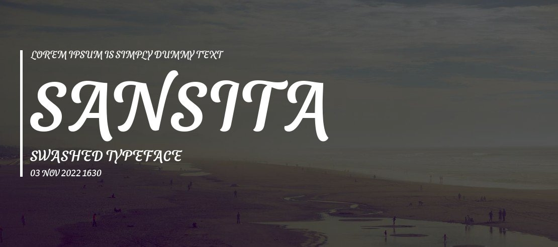 Sansita Swashed Font Family