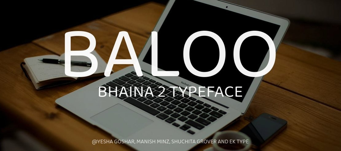 Baloo Bhaina 2 Font Family