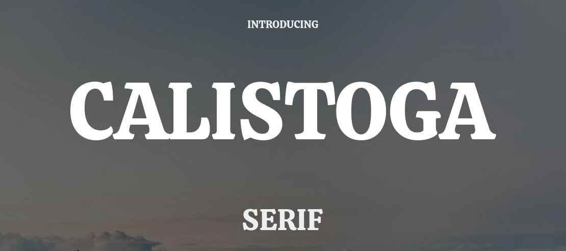 Calistoga Font