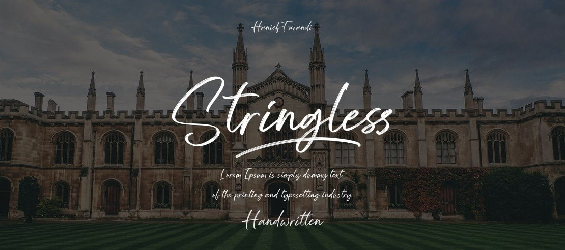 Stringless Font