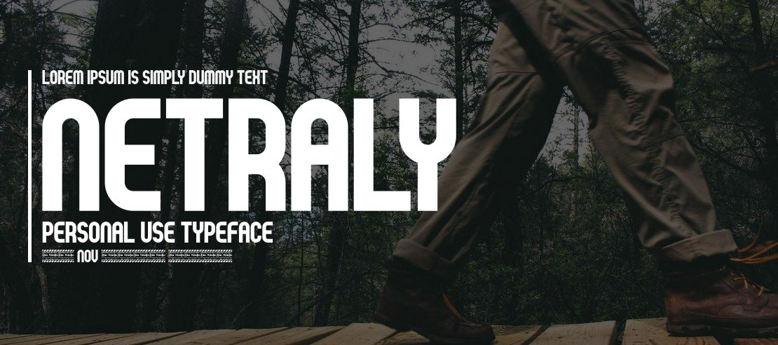 Netraly Personal Use Font