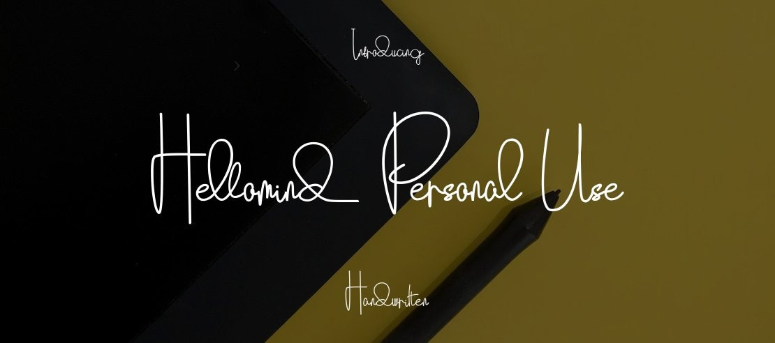 Hellomind Personal Use Font