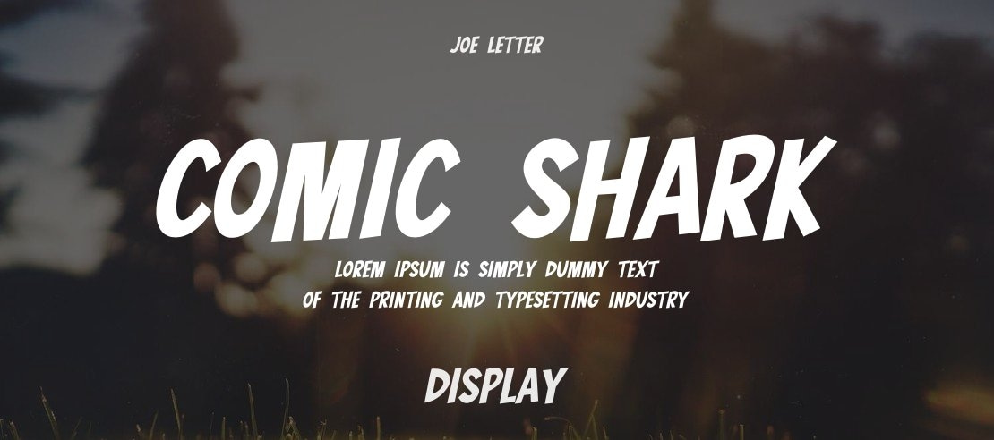 Comic Shark Font