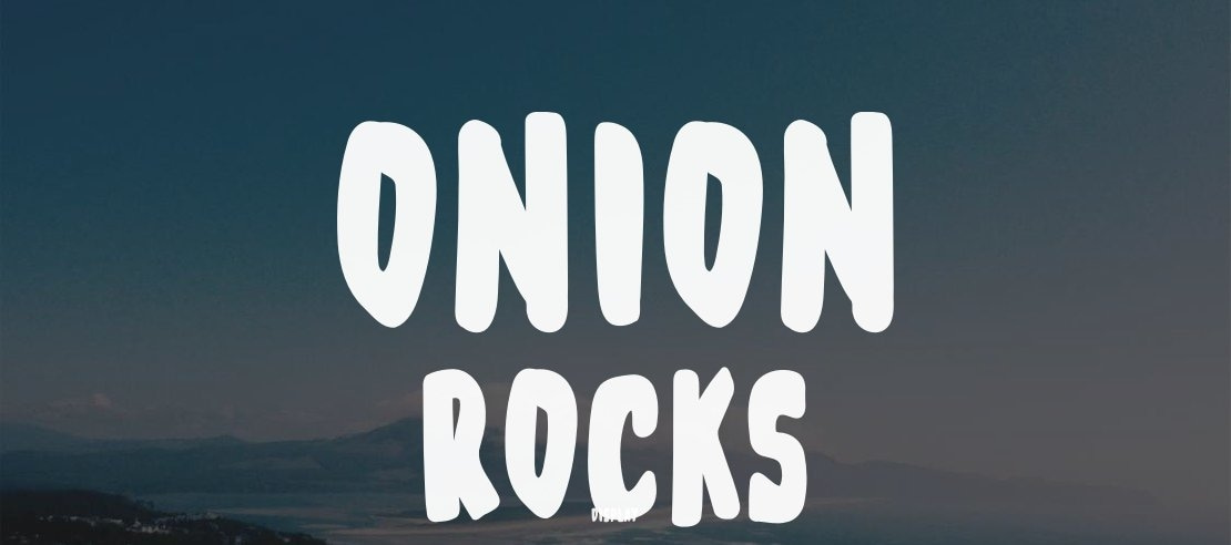 Onion Rocks Font