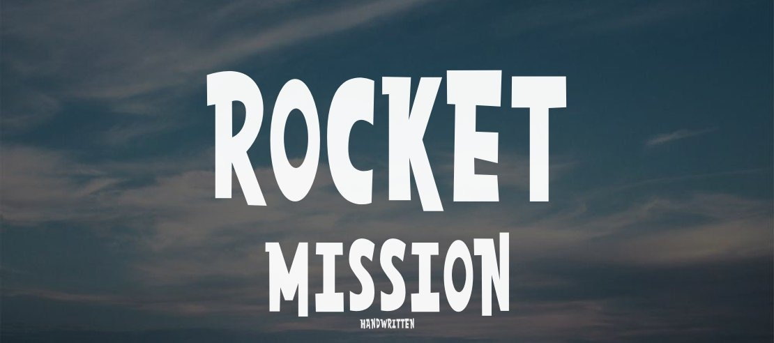 Rocket Mission Font