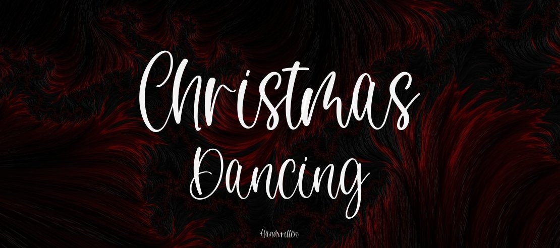 Christmas Dancing Font